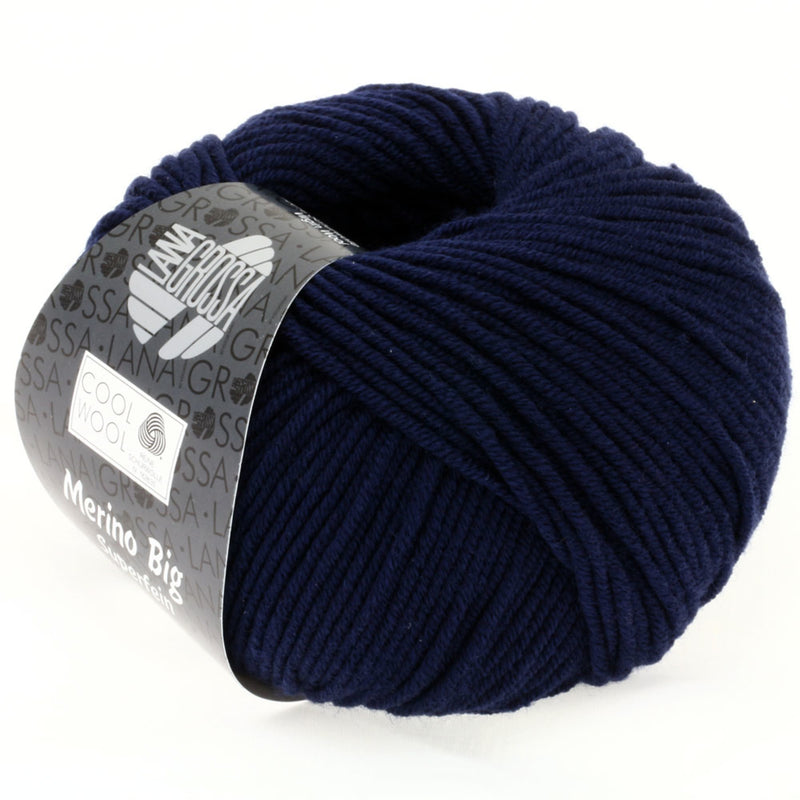 Load image into Gallery viewer, 0640630|Lana Grossa Cool Wool Big Yarn, Night Blue
