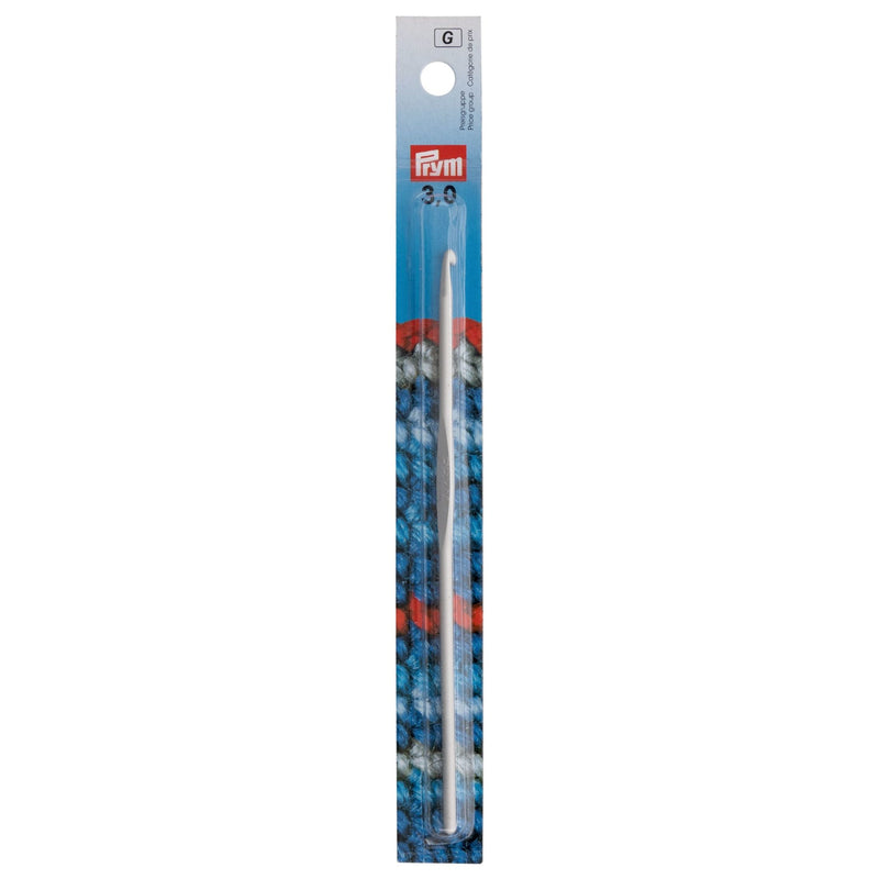 Load image into Gallery viewer, 195137|Prym 6" Aluminum Crochet Hook, 3mm