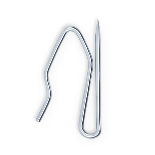 44329|Dritz Lightweight Pin-On Hooks, Silver, 56 pc