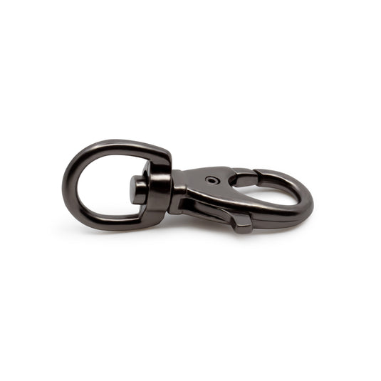 BK153|Dritz Swivel Hooks, Gunmetal, 12 pc