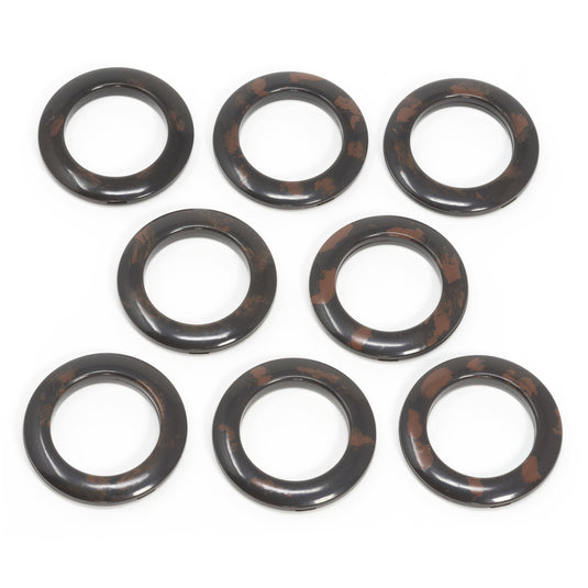 44450|Dritz 1-9/16" Plastic Curtain Grommets, Brown, 8 Sets