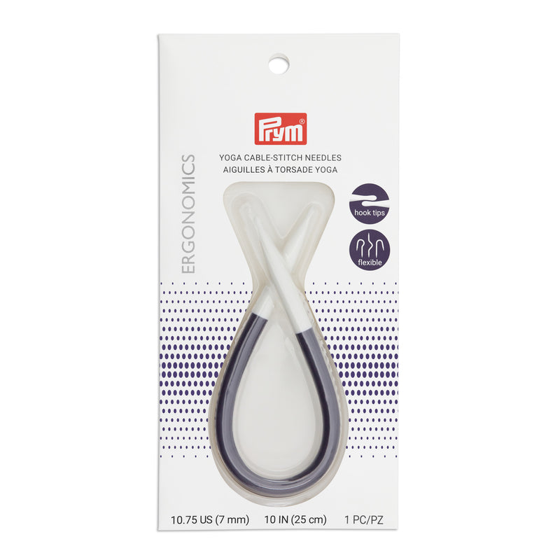 Load image into Gallery viewer, 57126|Prym 10" Ergonomic Yoga Cable-Stitch Needle, US 10.75 (7mm)