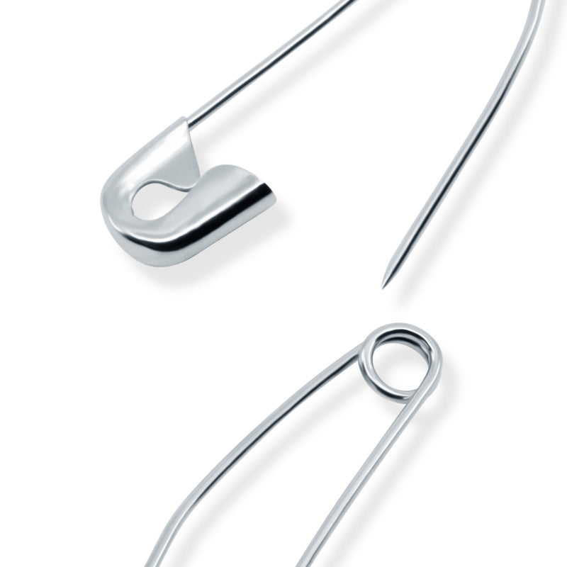 Load image into Gallery viewer, 3031|Dritz 1-1/2" Curved Basting Pins, Nickel, 75 pc