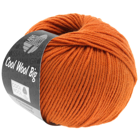 0640970|Lana Grossa Cool Wool Big Yarn, Red-Orange