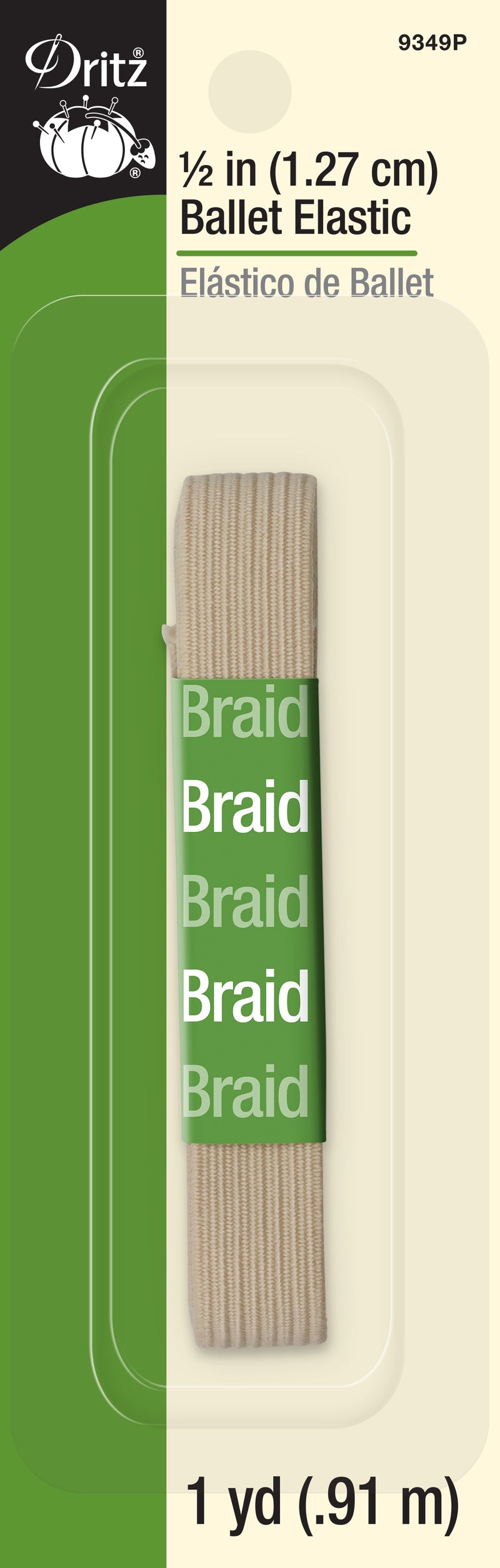 Load image into Gallery viewer, 9349P|Dritz 1/2" Ballet Elastic, Pink, 1 yd