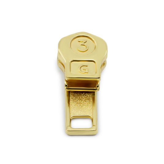 44232|Dritz Zipper Slides & Stops, Brass, 12 pc