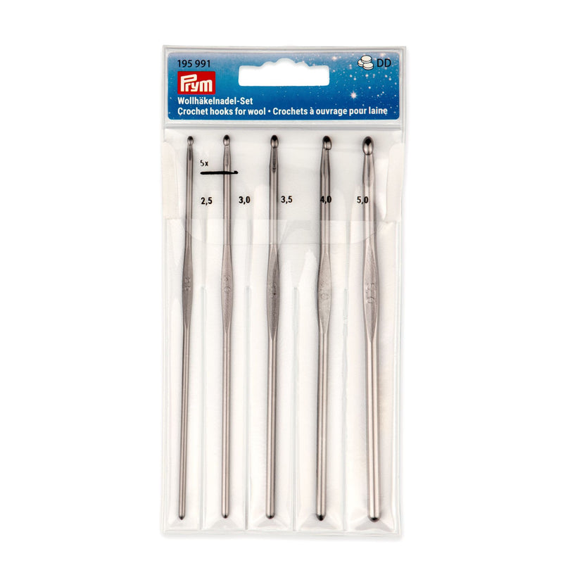 Load image into Gallery viewer, 195991|Prym Crochet Hook Set, Gunmetal, 2.5-5mm