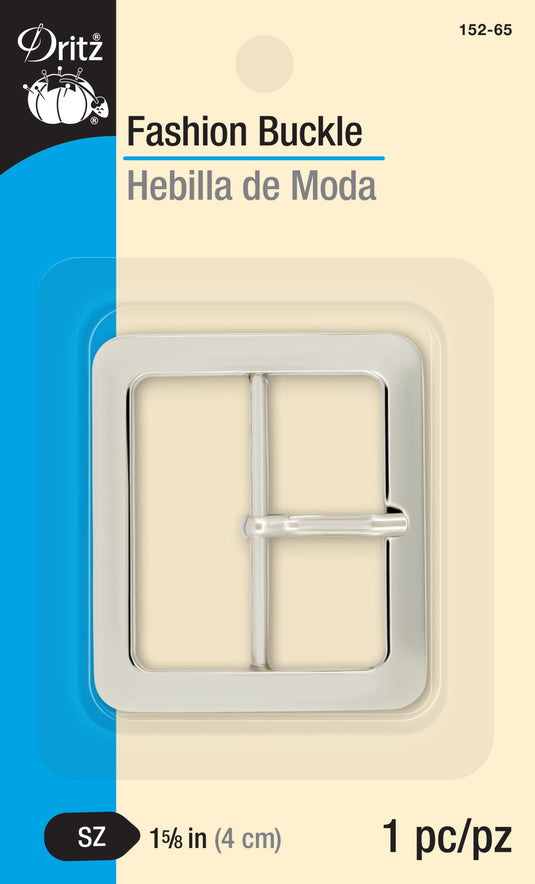 152-65|Dritz Fashion Buckle, Nickel