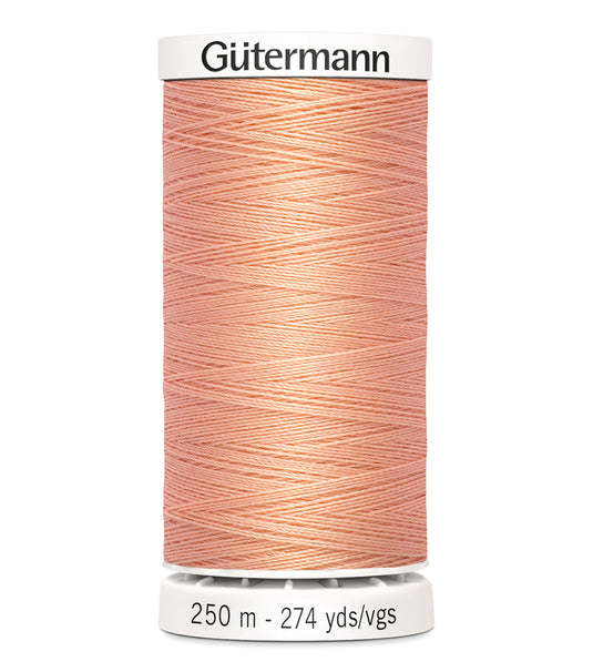 729914-365|Gutermann Sew-All Thread, Peach, 274 YD (250 M)