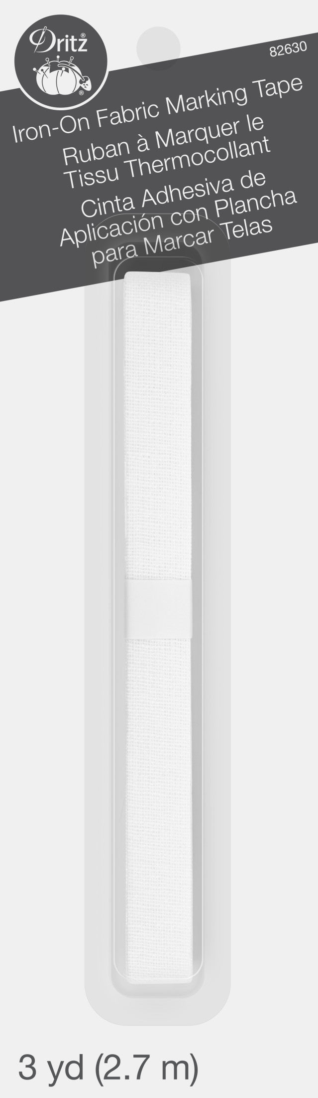 Chargez l'image dans la visionneuse de la galerie, 82630|Dritz 3/8" Iron-on Fabric Marking Tape, 3 yd